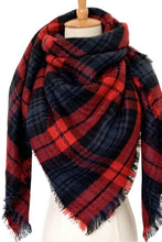 Load image into Gallery viewer, Plaid Imitation Cashmere Scarf
