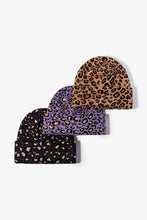 Load image into Gallery viewer, Leopard Pattern Cuffed Beanie
