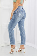 Load image into Gallery viewer, Judy Blue Sarah Full Size Star Pattern Boyfriend Jeans
