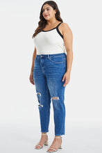 Load image into Gallery viewer, BAYEAS Full Size Distressed High Waist Mom Jeans
