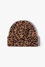 Load image into Gallery viewer, Leopard Pattern Cuffed Beanie
