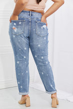 Load image into Gallery viewer, Judy Blue Sarah Full Size Star Pattern Boyfriend Jeans
