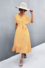 Load image into Gallery viewer, Girls Brunch striped dress
