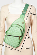 Load image into Gallery viewer, Fame Multi-Layer Zipper Crossbody Bag
