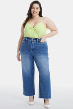 Load image into Gallery viewer, BAYEAS Full Size Raw Hem High Waist Wide Leg Jeans
