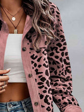 Load image into Gallery viewer, Full Size Leopard Buttoned Jacket
