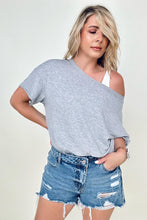 Load image into Gallery viewer, Drop Shoulder Relaxed T-Shirt Bodysuit
