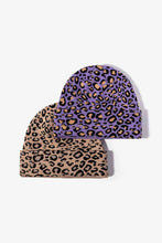 Load image into Gallery viewer, Leopard Pattern Cuffed Beanie
