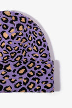 Load image into Gallery viewer, Leopard Pattern Cuffed Beanie
