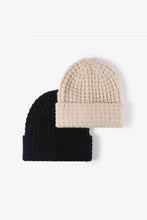 Load image into Gallery viewer, Waffle-Knit Cuff Beanie
