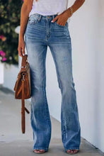 Load image into Gallery viewer, Buttoned Long Jeans
