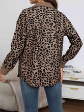 Load image into Gallery viewer, Full Size Leopard Buttoned Jacket
