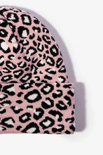 Load image into Gallery viewer, Leopard Pattern Cuffed Beanie
