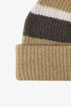 Load image into Gallery viewer, Tricolor Cuffed Knit Beanie
