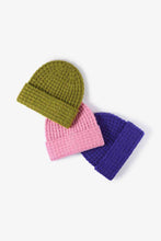 Load image into Gallery viewer, Waffle-Knit Cuff Beanie
