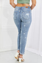 Load image into Gallery viewer, Judy Blue Sarah Full Size Star Pattern Boyfriend Jeans
