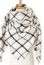 Load image into Gallery viewer, Plaid Imitation Cashmere Scarf
