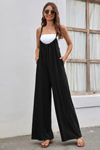 Load image into Gallery viewer, Tied Spaghetti Strap Wide Leg Jumpsuit
