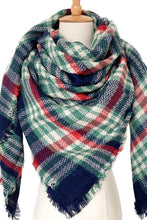 Load image into Gallery viewer, Plaid Imitation Cashmere Scarf
