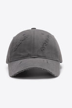 Load image into Gallery viewer, Distressed Adjustable Baseball Cap
