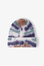 Load image into Gallery viewer, Tie-Dye Ribbed Knit Beanie
