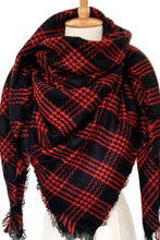 Load image into Gallery viewer, Plaid Imitation Cashmere Scarf
