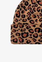 Load image into Gallery viewer, Leopard Pattern Cuffed Beanie
