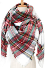 Load image into Gallery viewer, Plaid Imitation Cashmere Scarf
