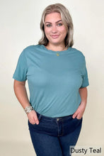 Load image into Gallery viewer, Zenana Solid Cotton Boyfriend Tee - New Colors
